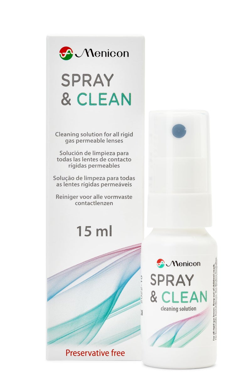 Spray&Clean Contact Lens Cleaning Solution
